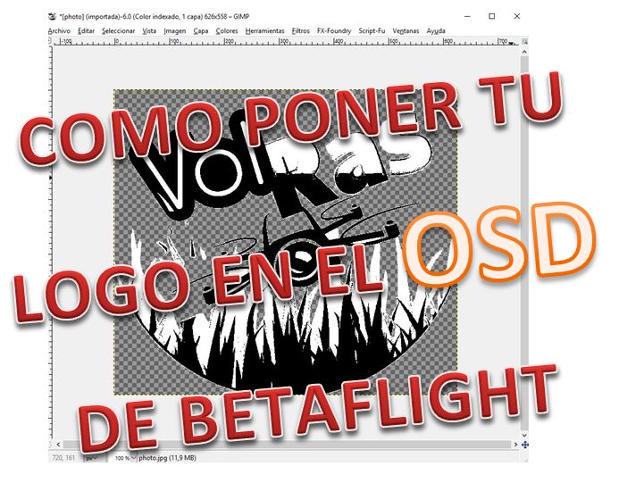 Pon tú LoGo en la pantalla de inicio de Betaflight