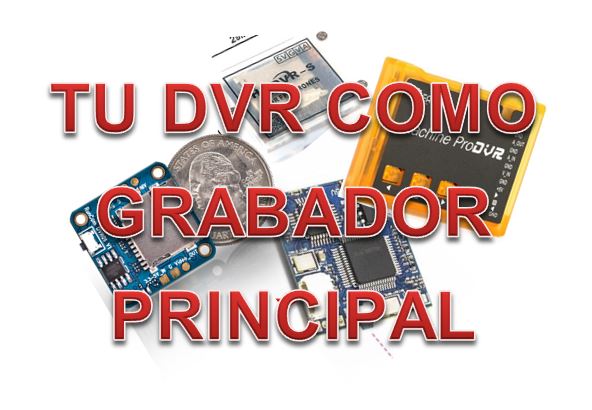 ¿Porque NO montar un DVR directamente en el Dron?