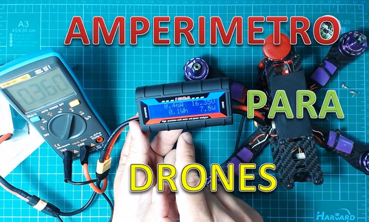 Vatímetro Digital de 150A para Drones y Baterías