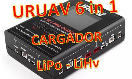 URUAV 6 in 1 PRO Cargador LiPo 1S